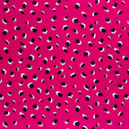 Viskose Satin "spots" - magenta *Videovorstellung*