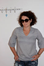 Designbeispiel: lillesol women No.35 Volant-Bluse