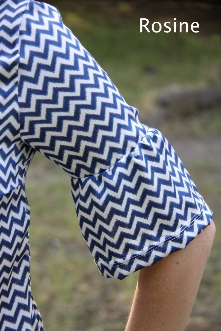 Designbeispiel: lillesol women No.35 Volant-Bluse
