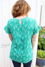 Designbeispiel: lillesol women No.35 Volant-Bluse