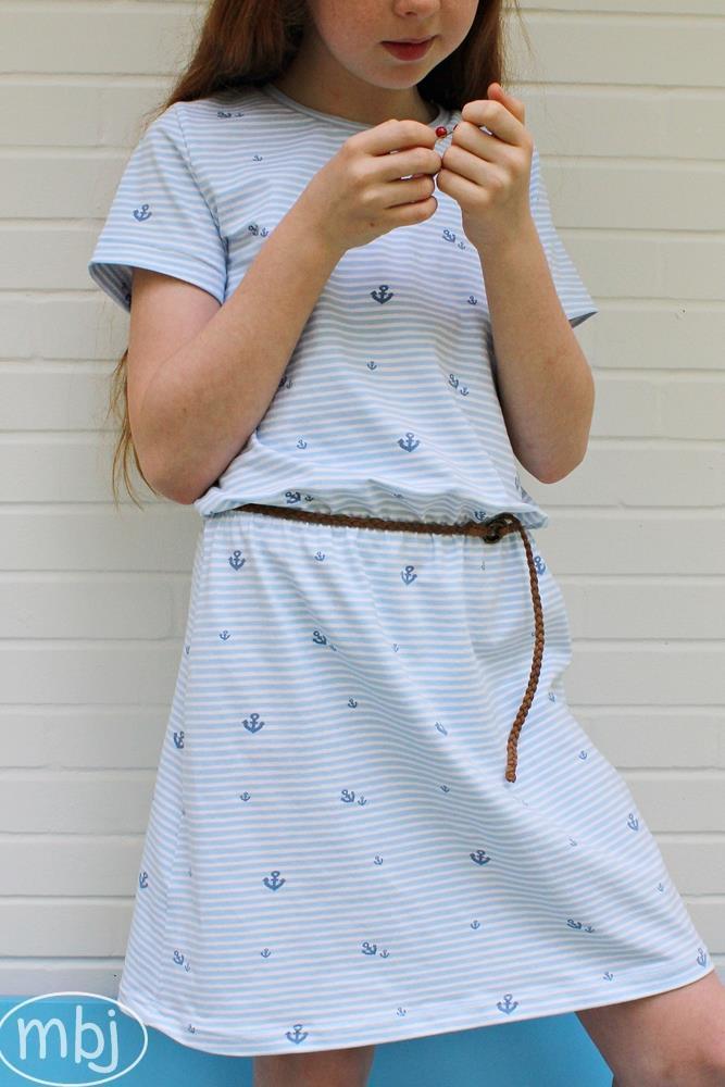 Designbeispiel: lillesol basics No.62 Jerseykleid & Shirt