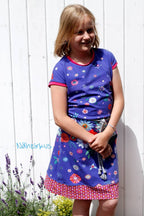 Designbeispiel: lillesol basics No.62 Jerseykleid & Shirt