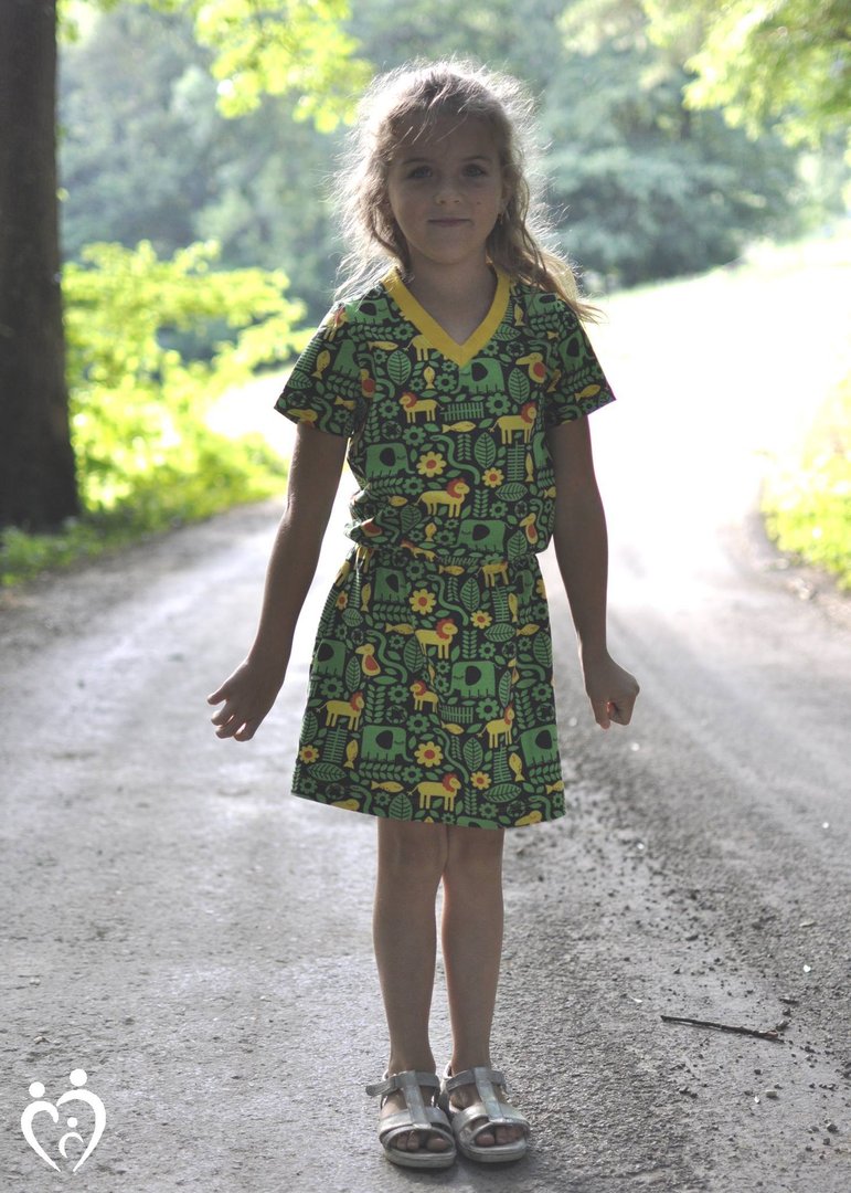 Designbeispiel: lillesol basics No.62 Jerseykleid & Shirt
