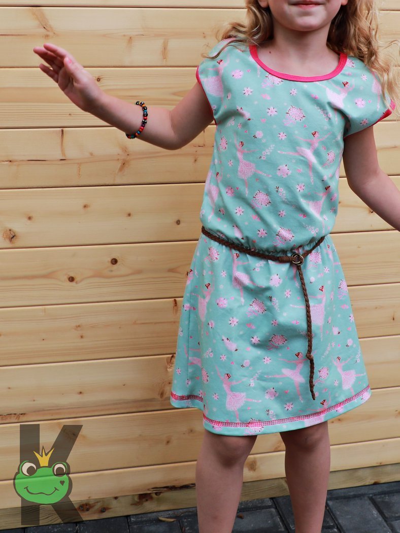 Designbeispiel: lillesol basics No.62 Jerseykleid & Shirt