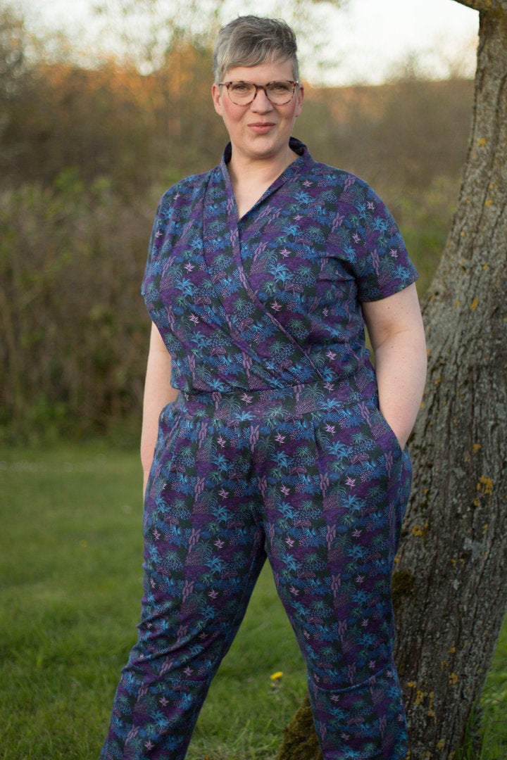 Papierschnittmuster lillesol women No.63 Jumpsuit "mit Video-Nähanleitung*✂✂✂
