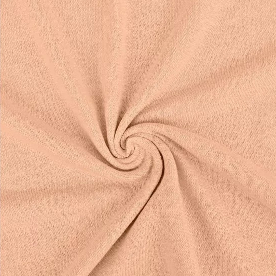 Leinen-Viskose Feinstrick "Slub" - nude *Videovorstellung*
