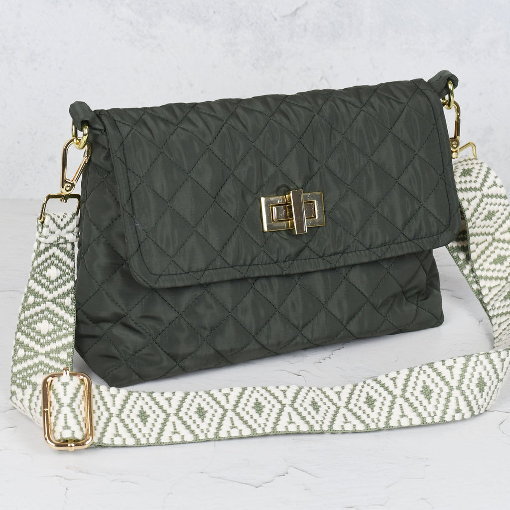 Taschenkette Kunststoff - dusty green