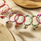 Armband mit Tassel - pink Boho Summer