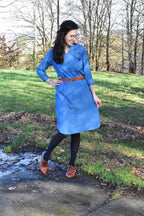Designbeispiel: lillesol women No.70 Blusenshirt & Kleid "Kaia" mit Video-Nähanleitung