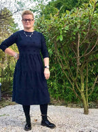Ebook / Schnittmuster lillesol women No.50 Stufenkleid (Jersey) *mit Video Nähanleitung*