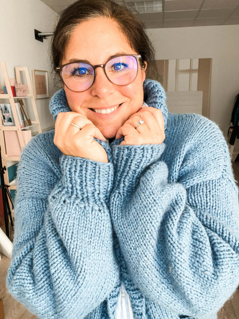 Jacke Winter Softness ♥ Look Book 19 - Modell 1 ♥ - Lana Grossa (Anleitung zum Strickset)