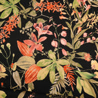 Viskose Twill - Blumen & Blätter *Videovorstellung*