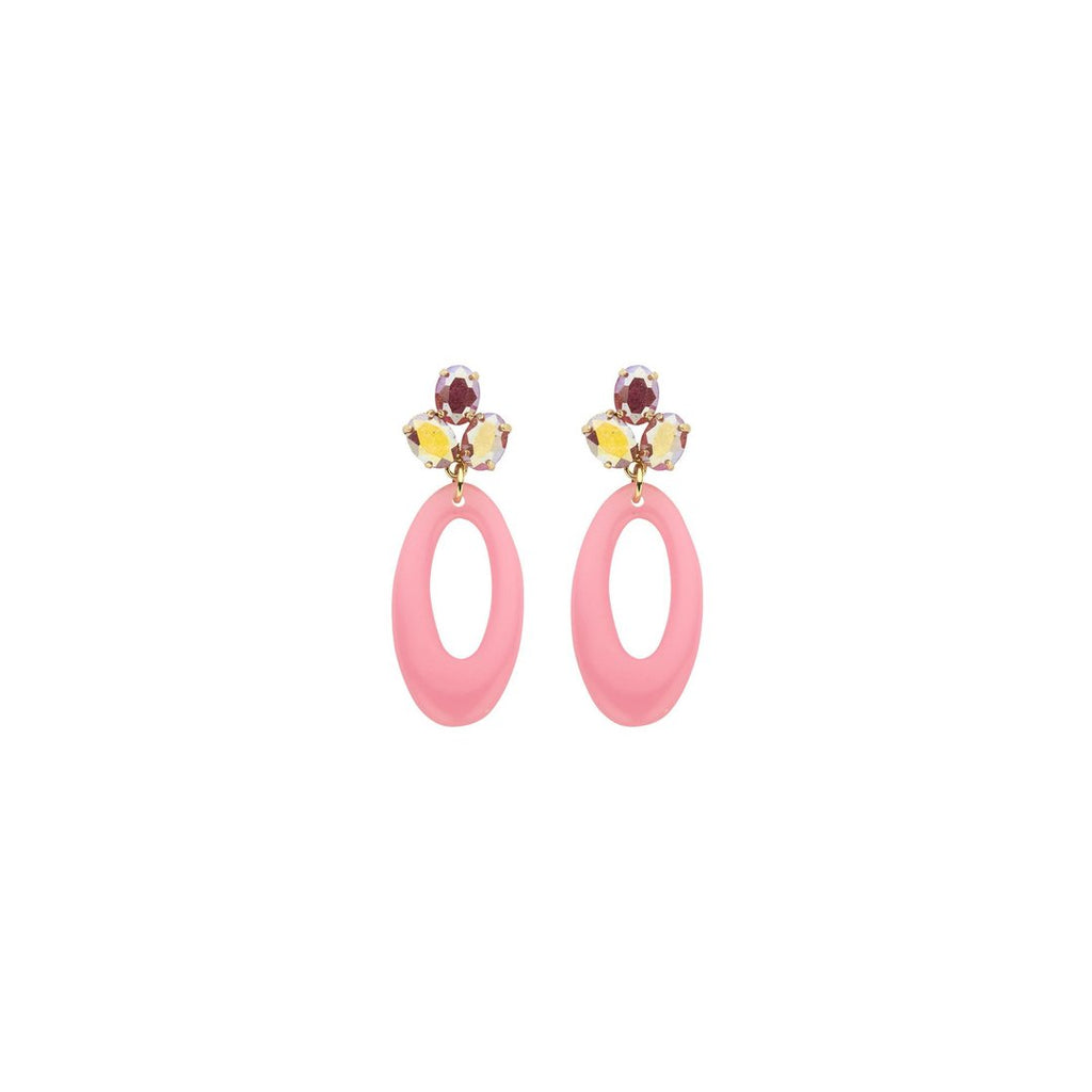 Ohrringe Hänger - Pop of Color pink