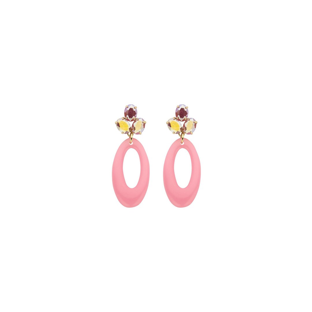 Ohrringe Hänger - Pop of Color pink