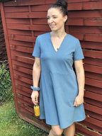 Ebook / Schnittmuster lillesol women No.55 Kleid & Shirt Candela *mit Video Nähanleitung*
