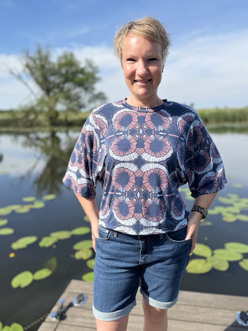 Ebook / Schnittmuster lillesol women No.103 Oversize Shirt "Solea" *mit Video-Nähanleitung*