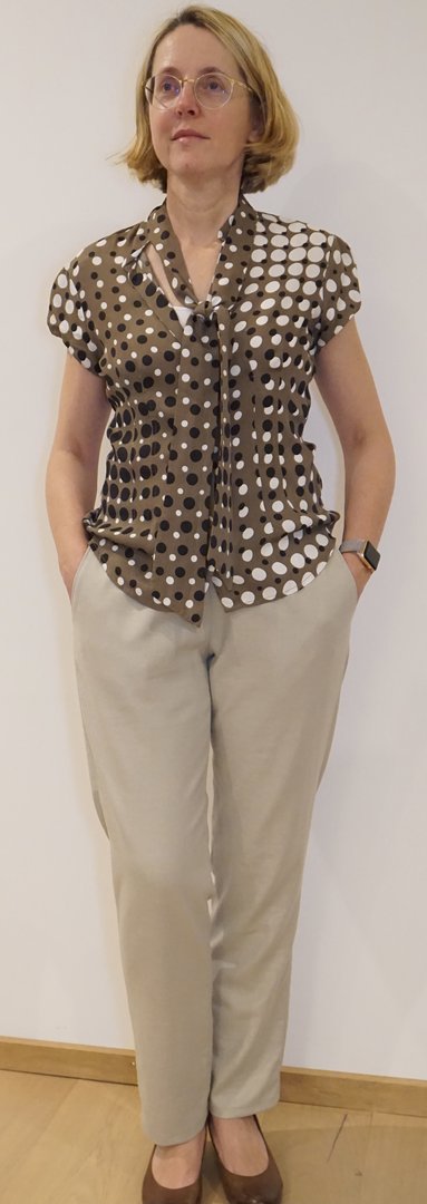 Designbeispiel: lillesol women No.62 Tapered Hose "Paula"