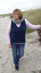 Designbeispiel: lillesol women No.67 Pullunder & Kleid "Tira" mit Video-Nähanleitung