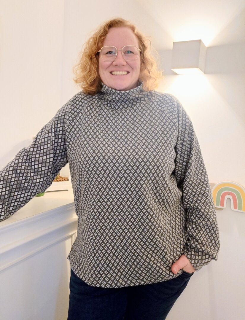 Designbeispiel: lillesol women No.101 Raglansweater "Raisa"