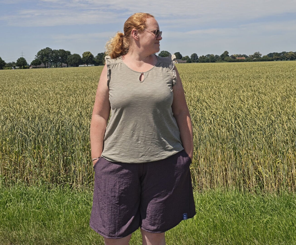 Ebook / Schnittmuster lillesol women No.104 Shorts & Culotte "Valencia" *mit Video-Nähanleitung*