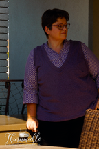 Designbeispiel: lillesol women No.67 Pullunder & Kleid "Tira"