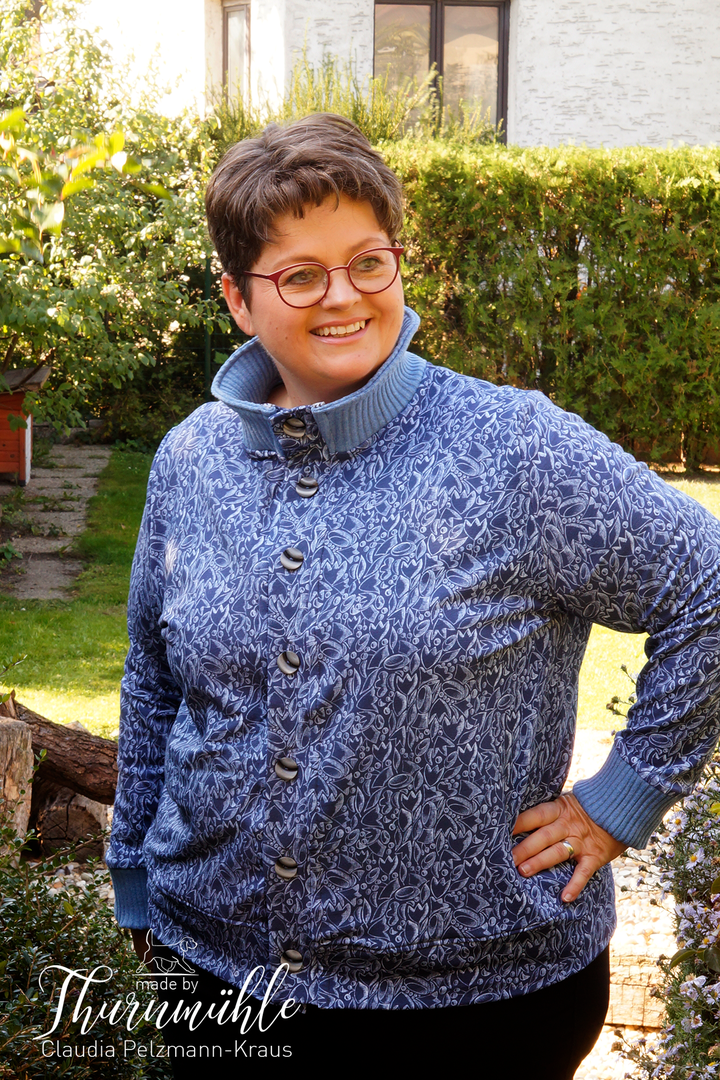 Designbeispiel: lillesol women No.68 Cardigan "Viga"