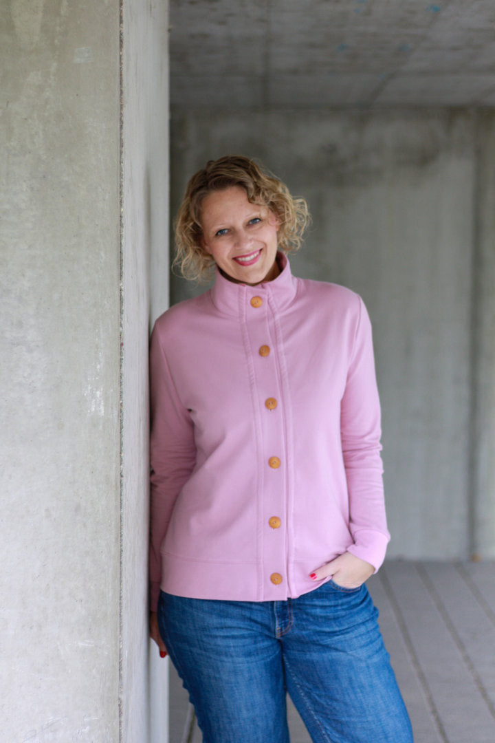 Designbeispiel: lillesol women No.68 Cardigan "Viga"