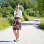 Designbeispiel: lillesol women No.66 A-Linien-Rock "Alba" mit Video-Nähanleitung