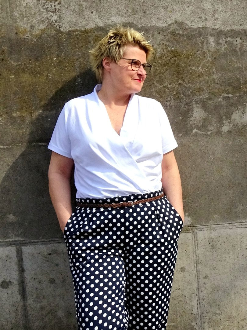 Designbeispiel: lillesol women No.63 Jumpsuit "mit Video-Nähanleitung