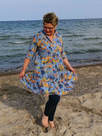 Designbeispiel: lillesol women No.64 Biesen-Kleid & Tunika "Laurelia" mit Video-Nähanleitung