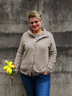 Designbeispiel: lillesol women No.68 Cardigan "Viga"