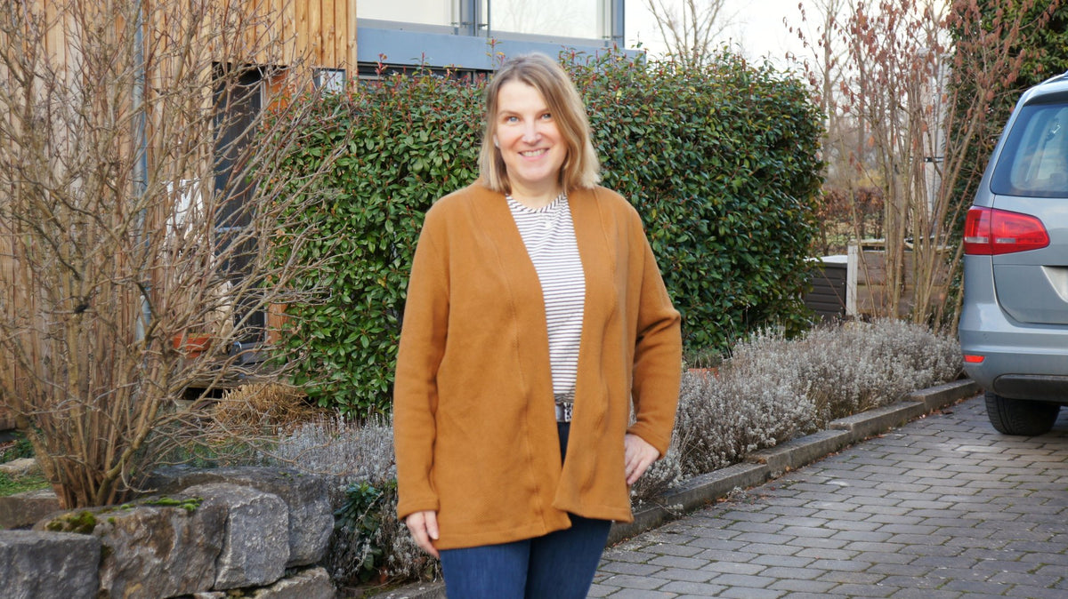 Designbeispiel: lillesol women No.78 Basic-Cardigan