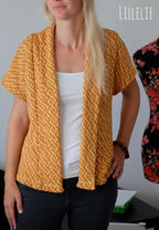 Ebook / Schnittmuster lillesol women No.37 Westigan *mit Video Nähanleitung*