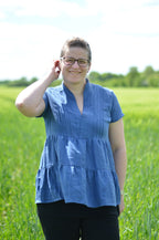 Designbeispiel: lillesol women No.64 Biesen-Kleid "Laurelia"