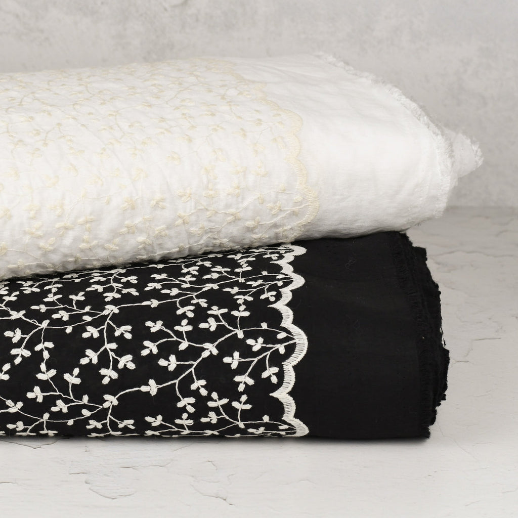 Viskose Stickerei - offwhite