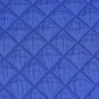 Steppstoff Rauten dehnbar - royalblau