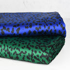 Satin Tupfen - royalblau