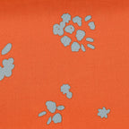 Viskose floral - orangebraun Fibre Mood
