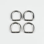 D-Ringe 20mm - silber (4 Stück) neu