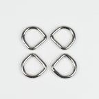 D-Ringe 20mm - silber (4 Stück) neu