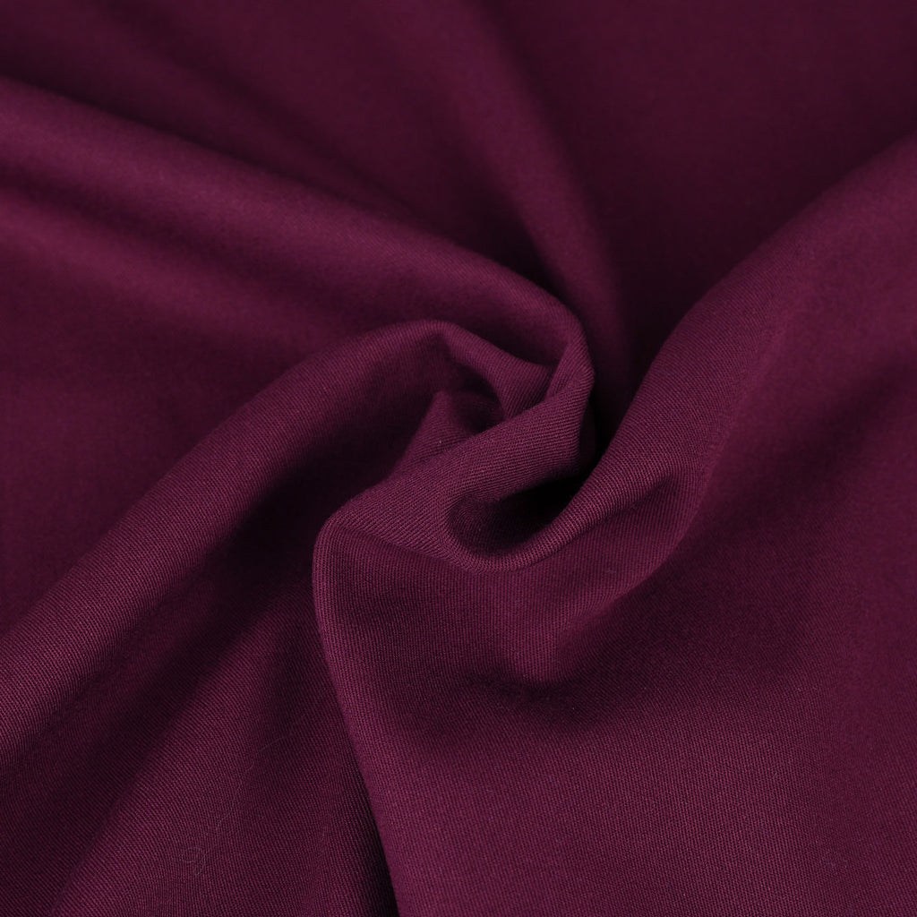 Viskose Stretch Twill - weinrot *Videovorstellung*