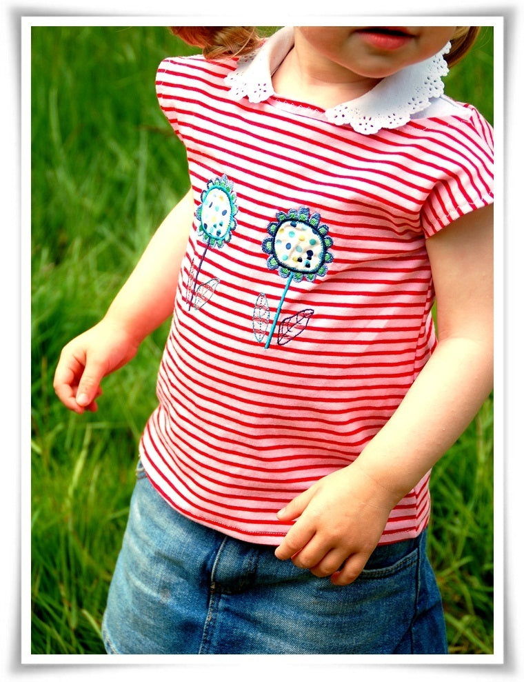 Papierschnittmuster lillesol basics No.7 Sommershirt *mit Video-Nähanleitung* ✂✂✂
