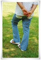 Ebook / Schnittmuster lillesol stars No.3 Bootcut-Jeans *schmal*