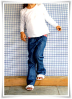 Ebook / Schnittmuster lillesol stars No.3 Bootcut-Jeans *schmal*