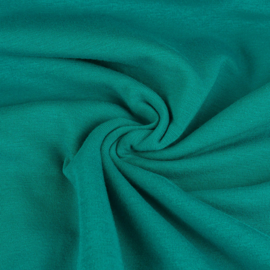 Sweat Uni Basic - petrol-türkis / Stoff "Eike" von Swafing *Videovorstellung*