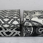 Viskose Twill "wavelines" - offwhite *Videovorstellung*