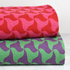 Jacquard Jersey "recycled" - pink/rot *Videovorstellung*