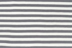 Jersey Streifen - grau
