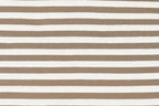 Jersey Streifen - taupe