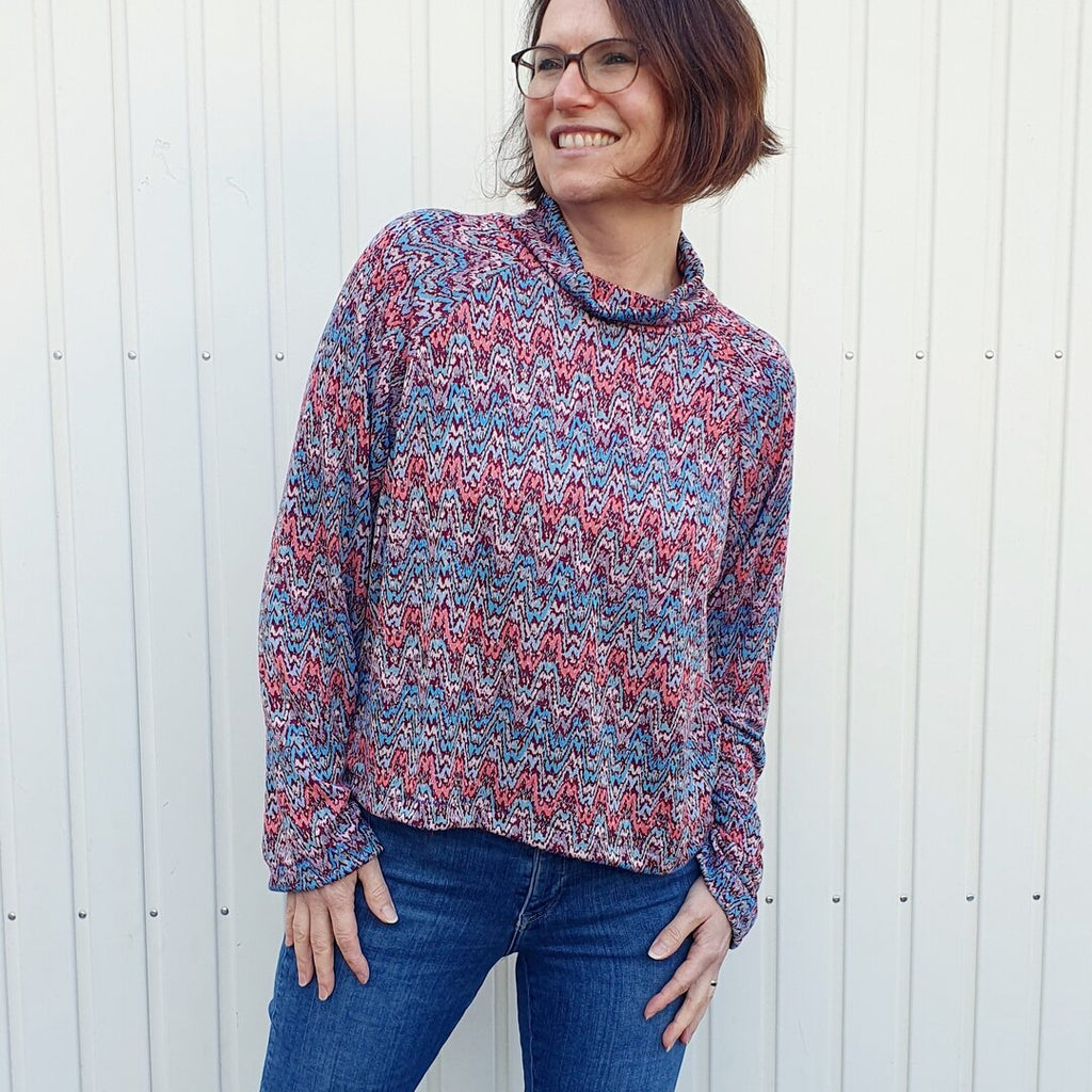 Designbeispiel: lillesol women No.101 Raglansweater "Raisa"